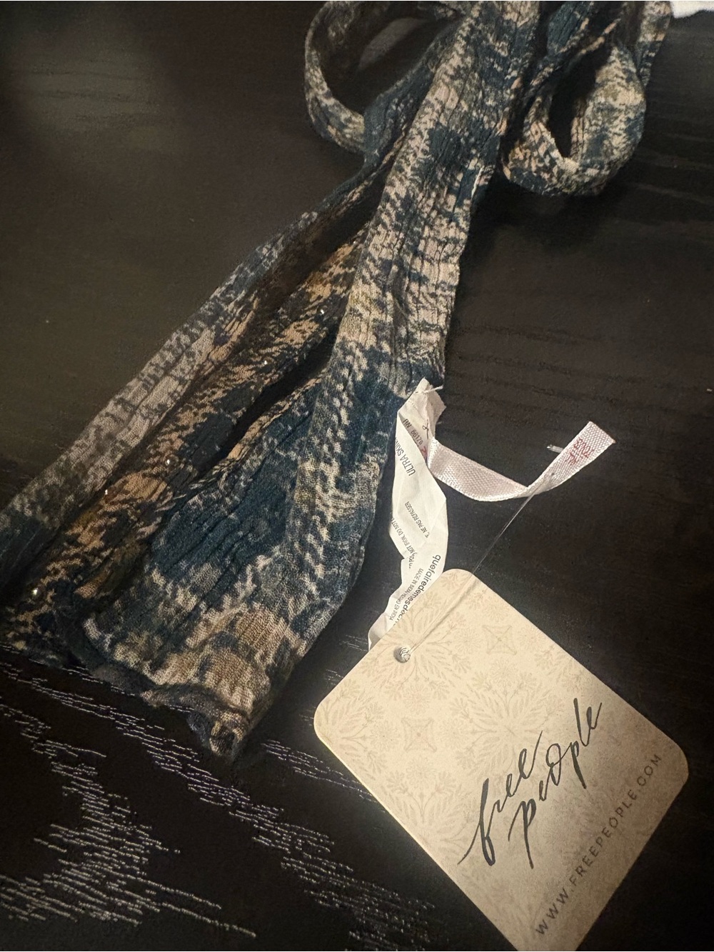 Free People ultra skinny scarf, OS, NWT